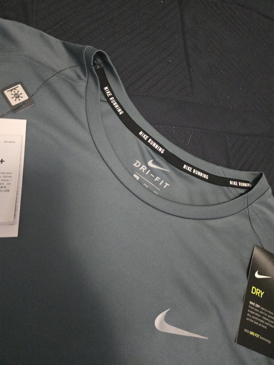 Nike Other - Nike Dri-FIT Long Sleeve Running Tee — Slate Blue